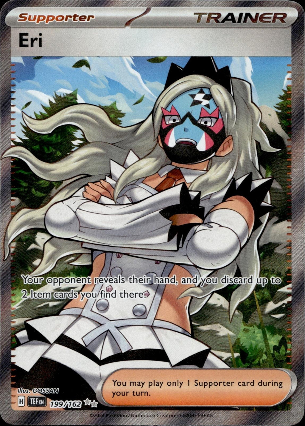 Eri 199/162 NM/M Ultra Rare Temporal Forces Pokemon Holo
