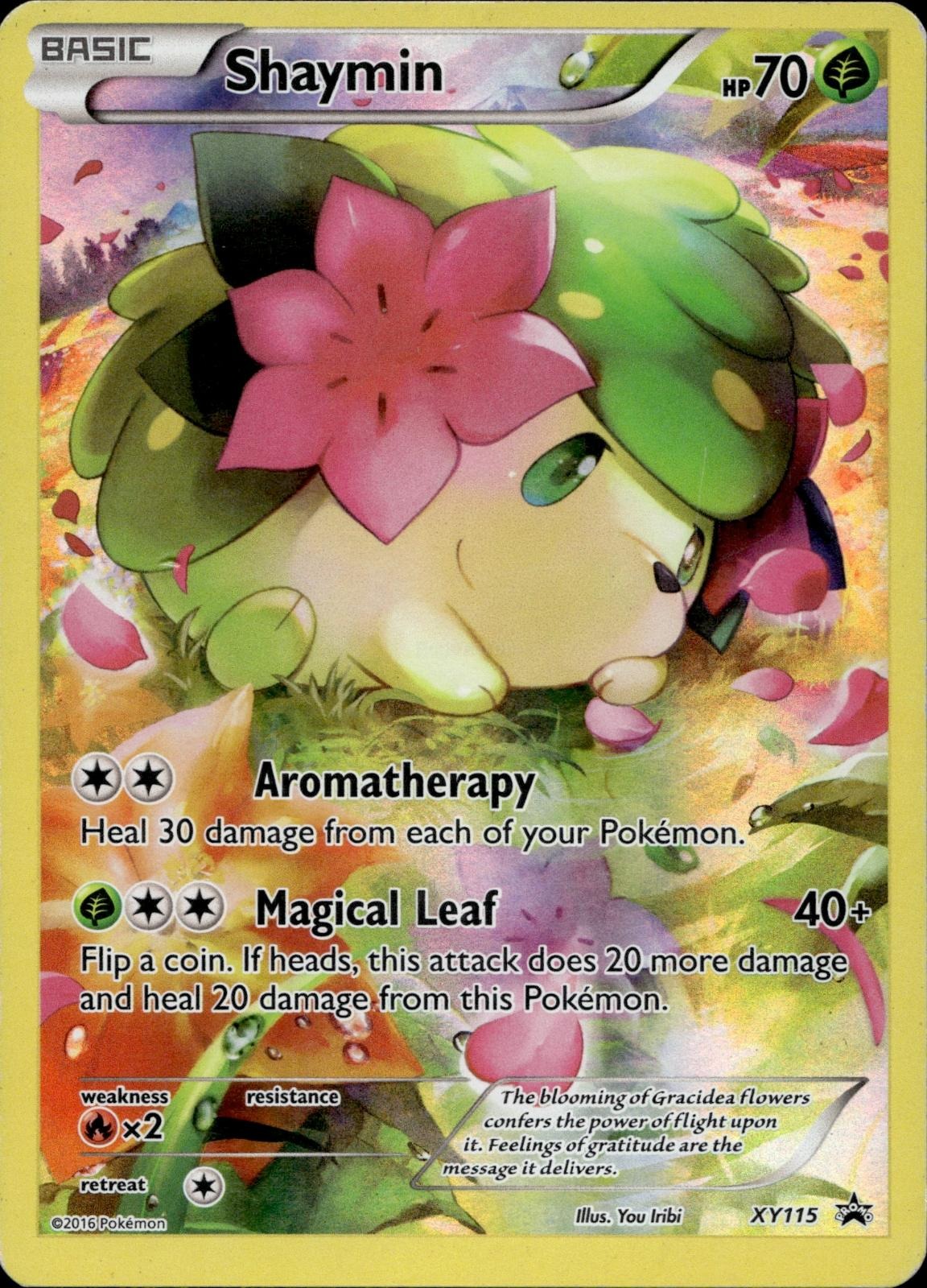 Shaymin XY115 LP Promo XY Promo Pokemon Holo