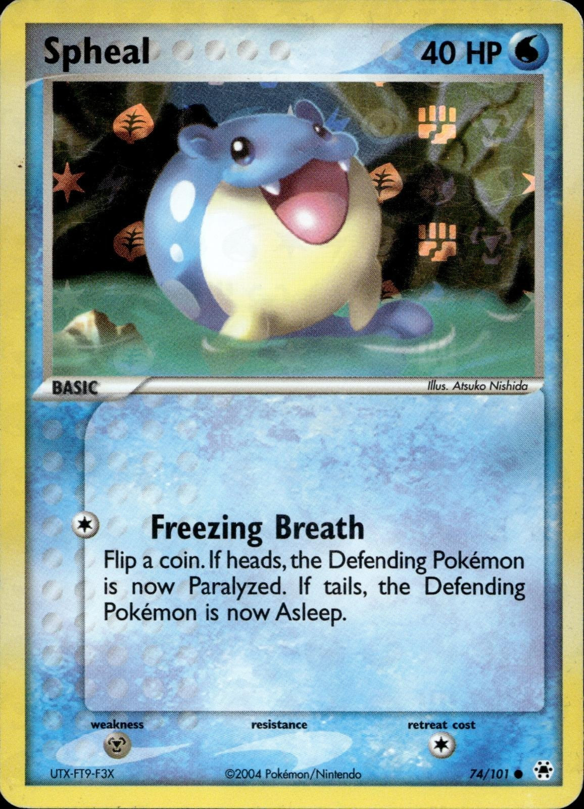 Spheal 74/101 NM/M Common Hidden Legends Pokemon