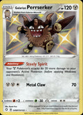 Galarian Perrserker SV087/SV122 NM/M Shining Fates Shiny Vault Pokemon Holo