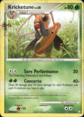 Kricketune 27/123 HP Rare Mysterious Treasures Pokemon