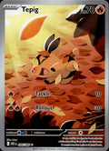 Tepig 096/086 NM/M Illustration Rare White Flare Pokemon Holo