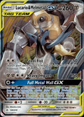 Lucario & Melmetal GX 120/214 NM/M GX Rare Unbroken Bonds Pokemon Holo