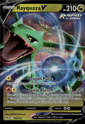 Rayquaza V 100/159 NM/M V Rare Crown Zenith Pokemon Holo