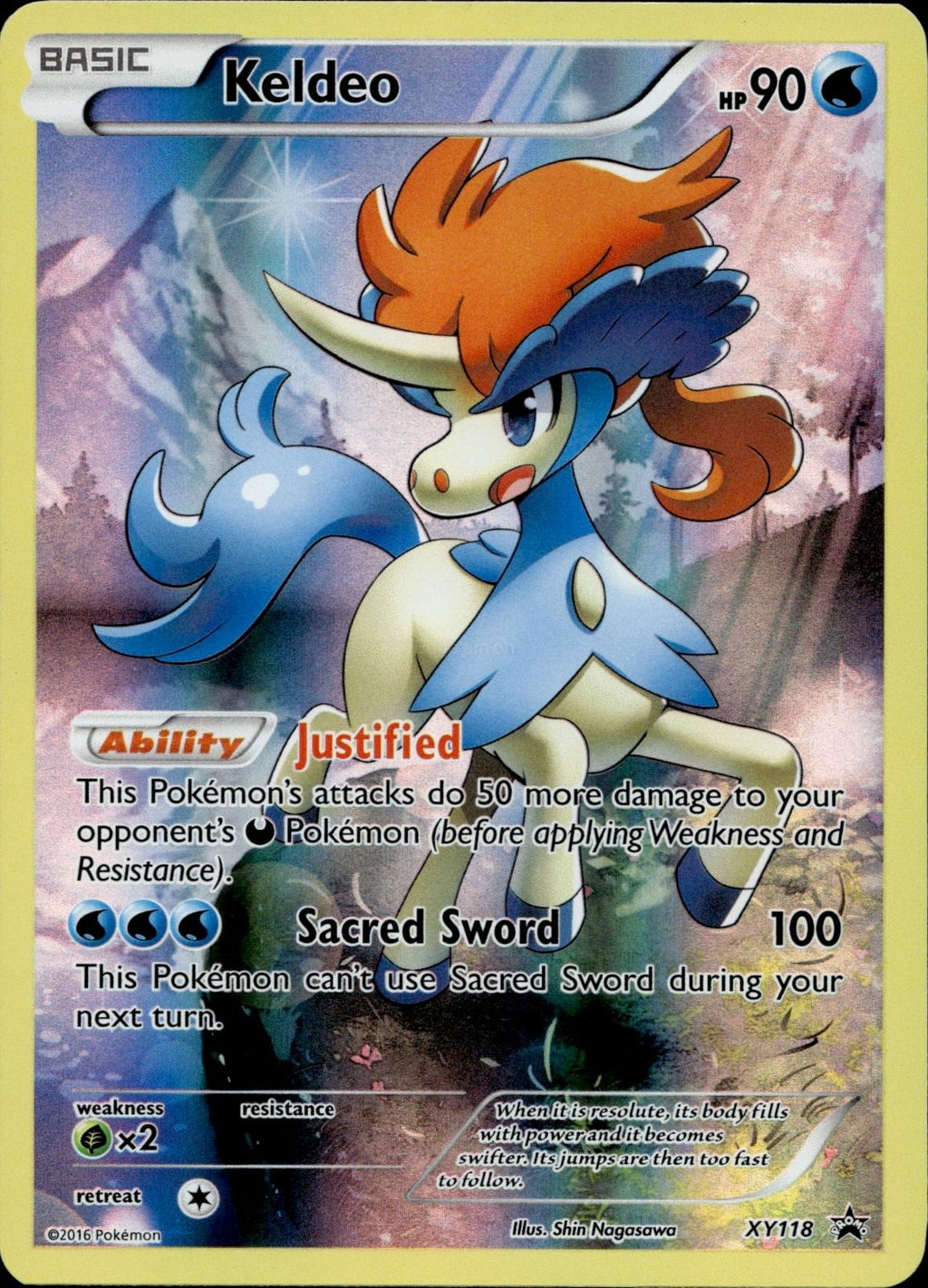 Keldeo XY118 NM/M Promo XY Promo Pokemon Holo
