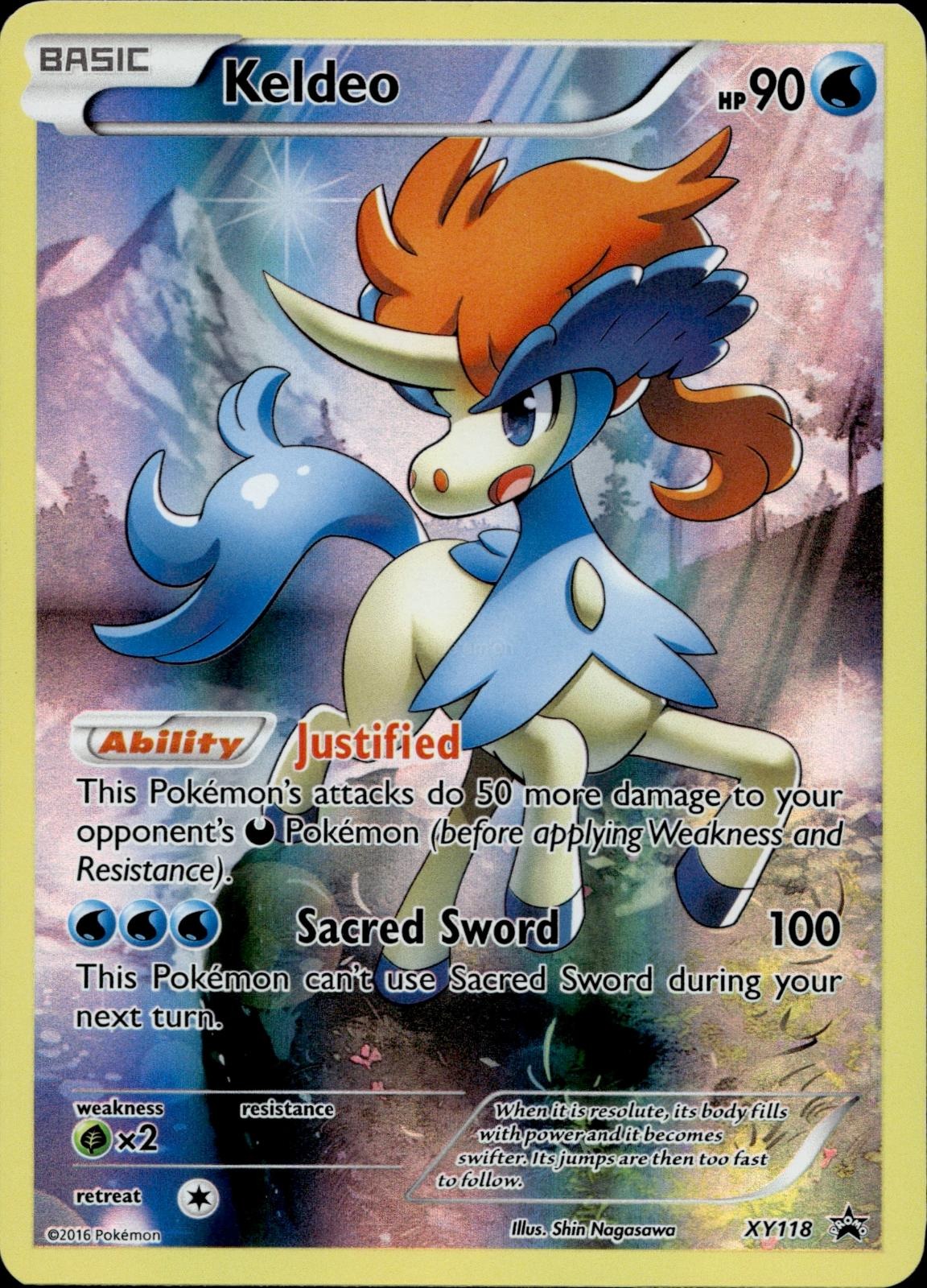 Keldeo XY118 NM/M Promo XY Promo Pokemon Holo
