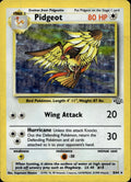 Pidgeot 8/64 HP Rare Jungle Pokemon Unlimited Holo