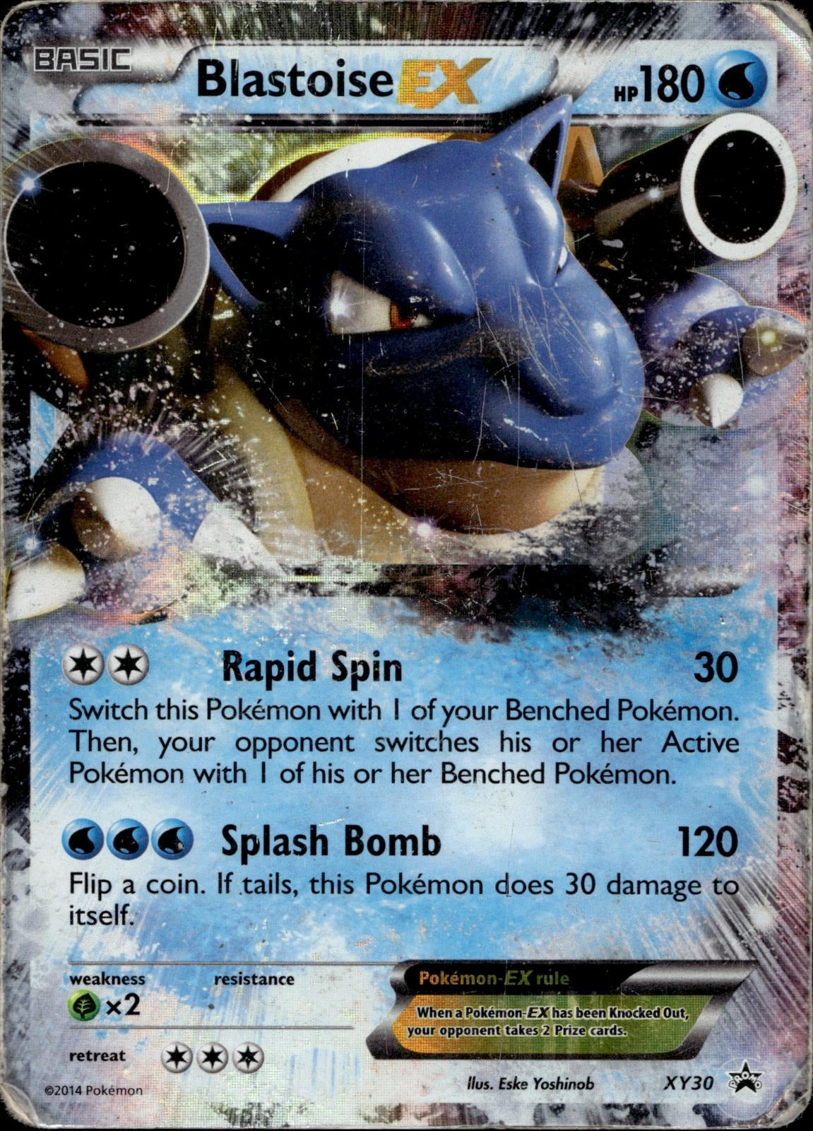 Blastoise EX XY30 HP Promo XY Promo Pokemon Holo