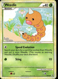 Weedle 69/95 HP Common HGSS Unleashed Pokemon