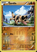 Sandile 60/98 HP Common Emerging Powers Pokemon Reverse Holo
